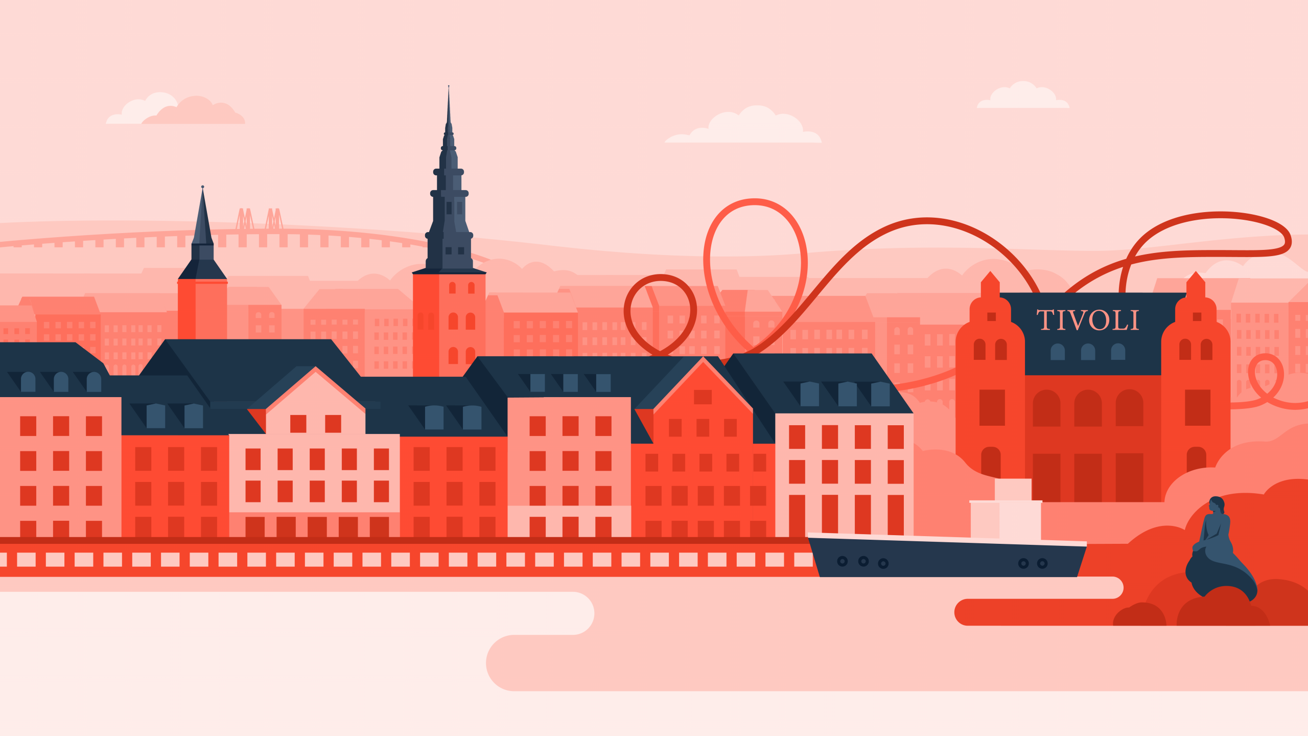 Decorative illustration of Copenhagen